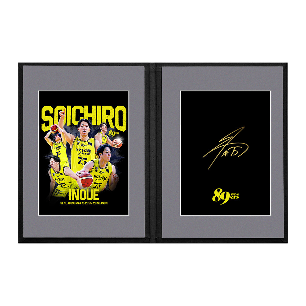 【受注販売】【MyPLAYER COLLECTION 2025-26】選手直筆サイン入りフォトアルバム(ラフネートル) #75 井上宗一郎 詳細画像 #75 井上 宗一郎 1